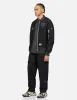 Multi Branding Print and Embroidery Loose Fit Bomber Jacket sold by Evisu