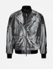 Replicate Biker Allover Print Relax Fit Bomber Jacket sold by Evisu