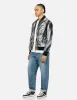 Replicate Biker Allover Print Relax Fit Bomber Jacket sold by Evisu