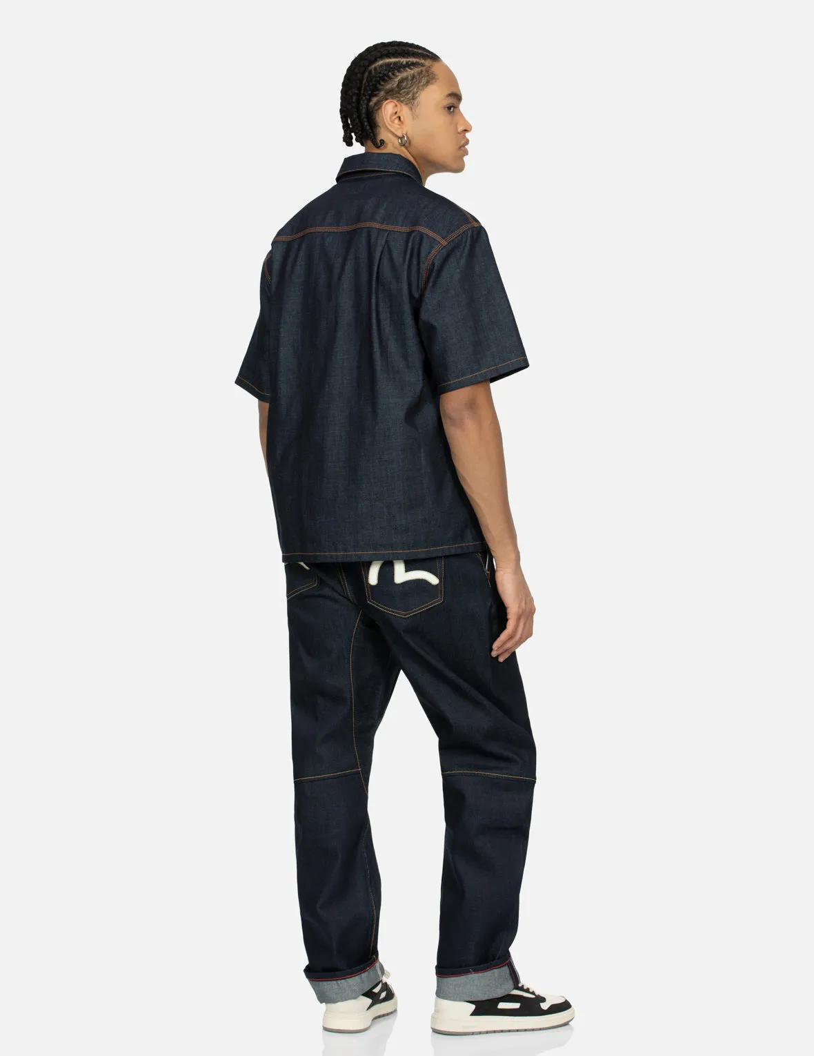 Seagull Embroidery 3D Cut Jeans sold by Evisu product image thumbnail 3