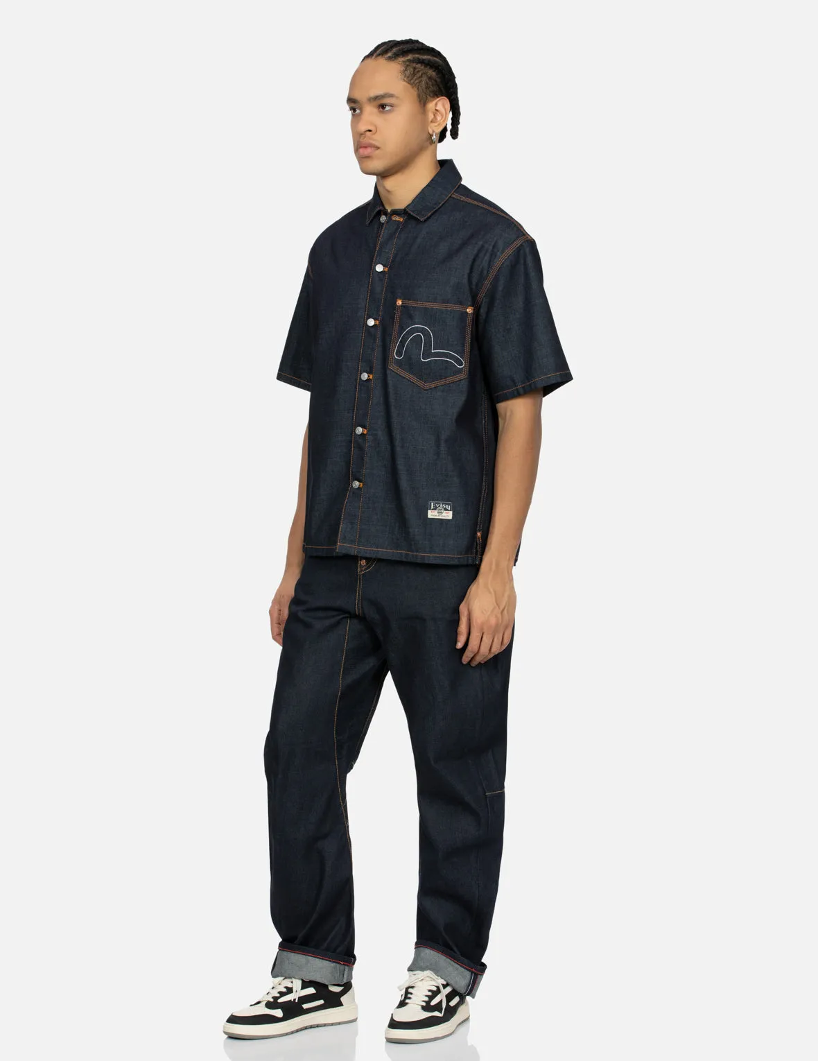 Seagull Embroidery 3D Cut Jeans sold by Evisu product image thumbnail 4