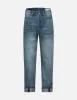 Playful Godhead Print and Seagull Embroidery 3D Fit Jeans sold by Evisu