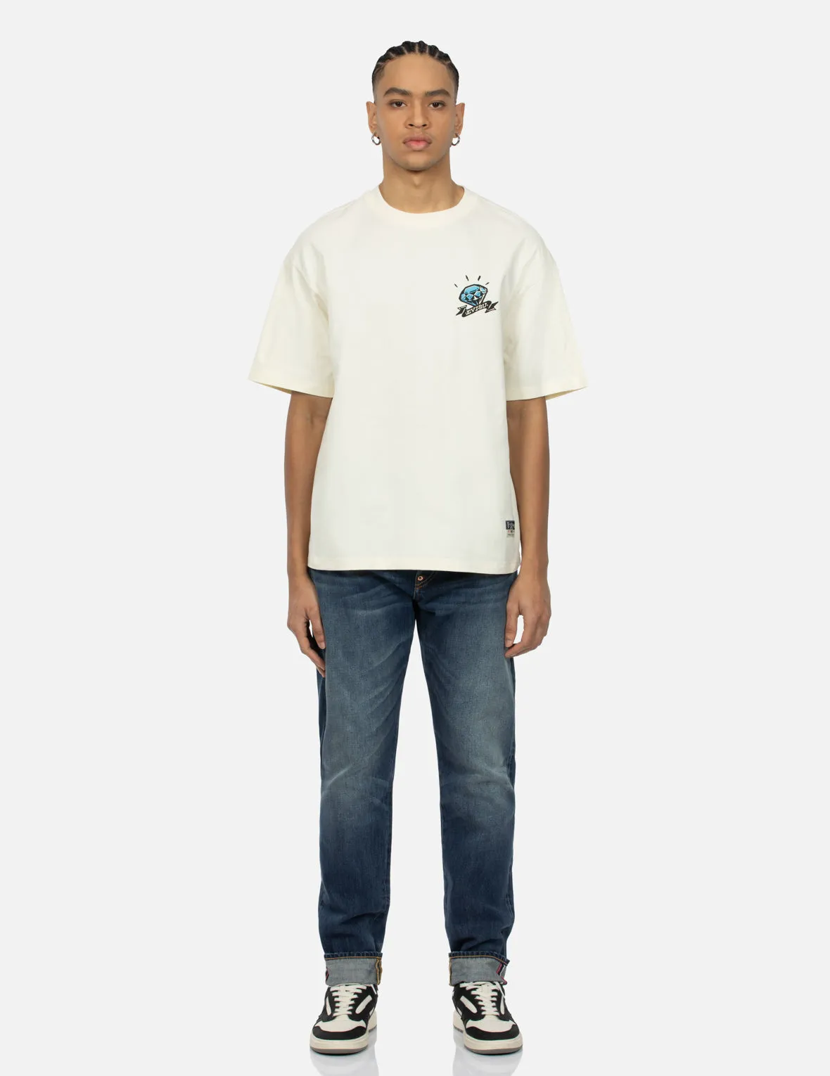 Hanafuda Daruma Daicock Embroidery Carrot Fit Denim Jeans #2017 sold by Evisu product image thumbnail 5