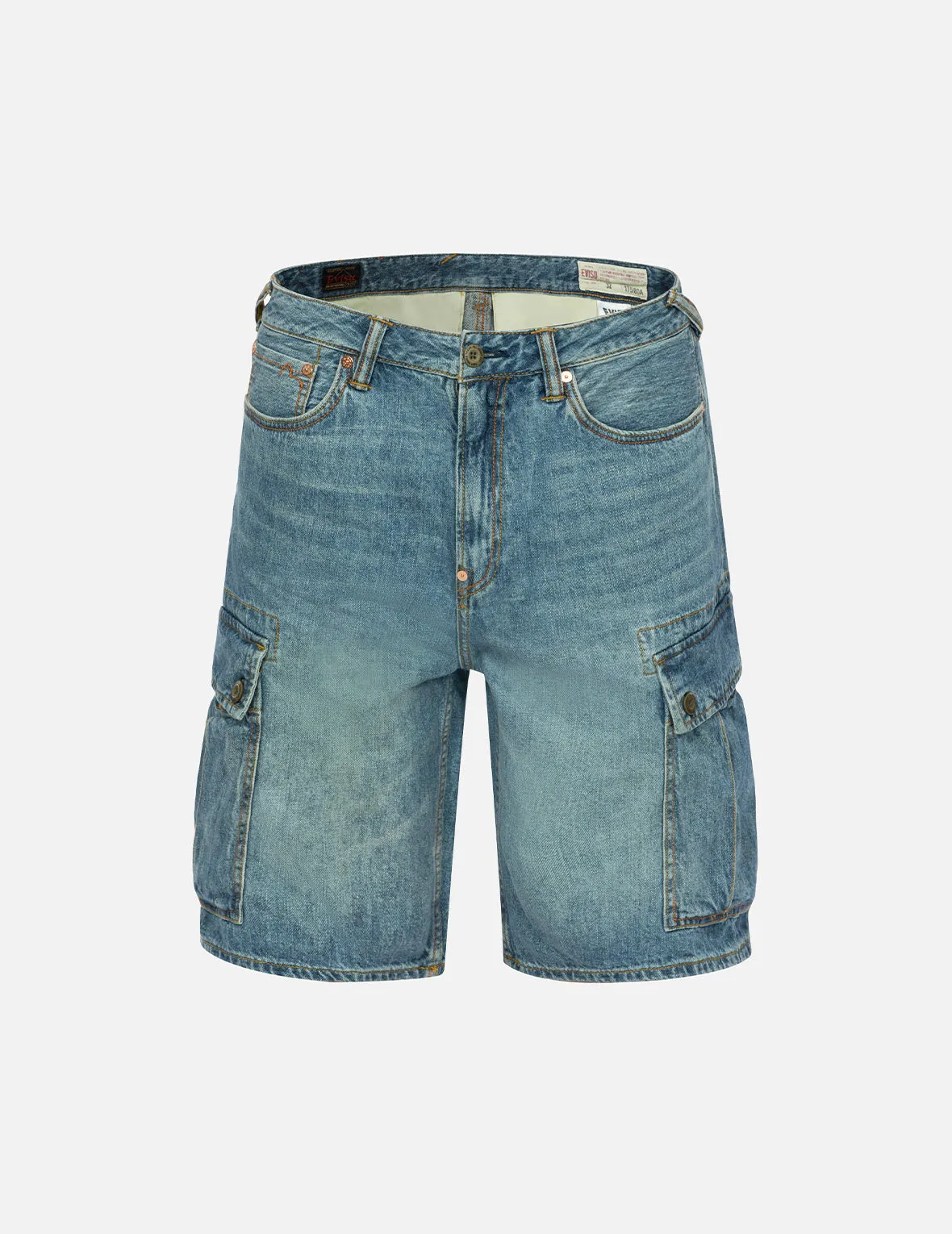 Seagull Print Relax Fit Denim Shorts sold by Evisu product image thumbnail 2