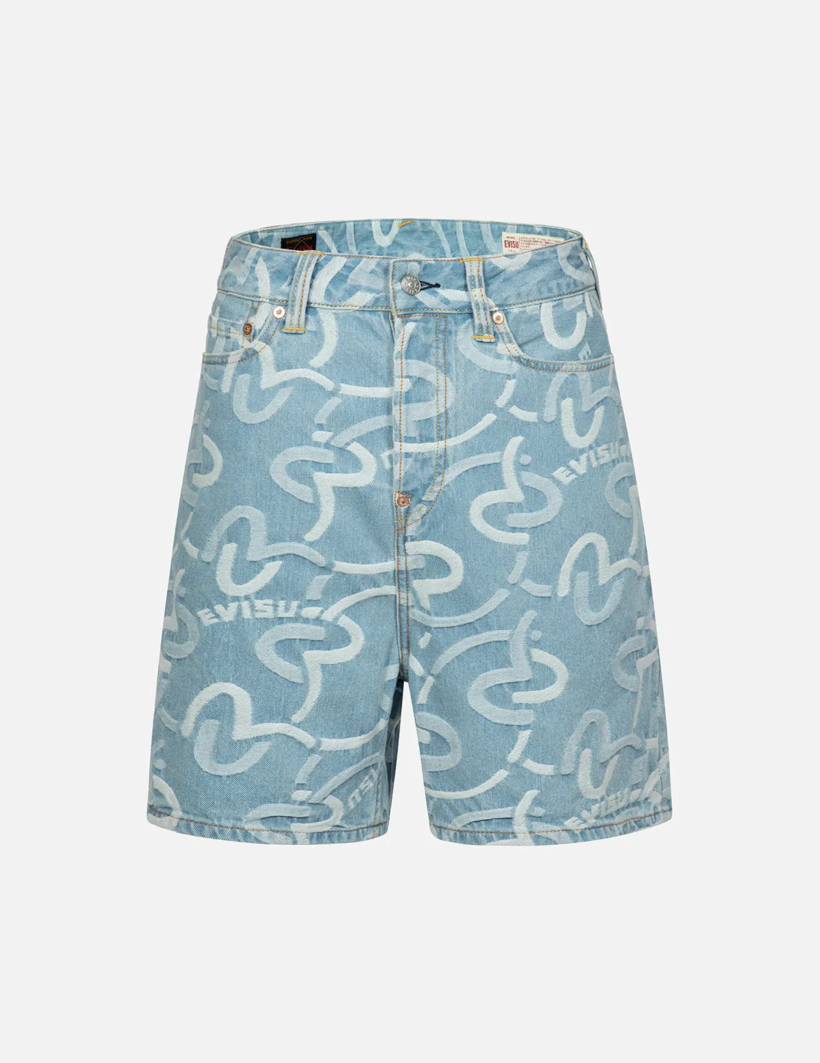 Allover Seagull Jacquard Oversized Shorts sold by Evisu product image thumbnail 2