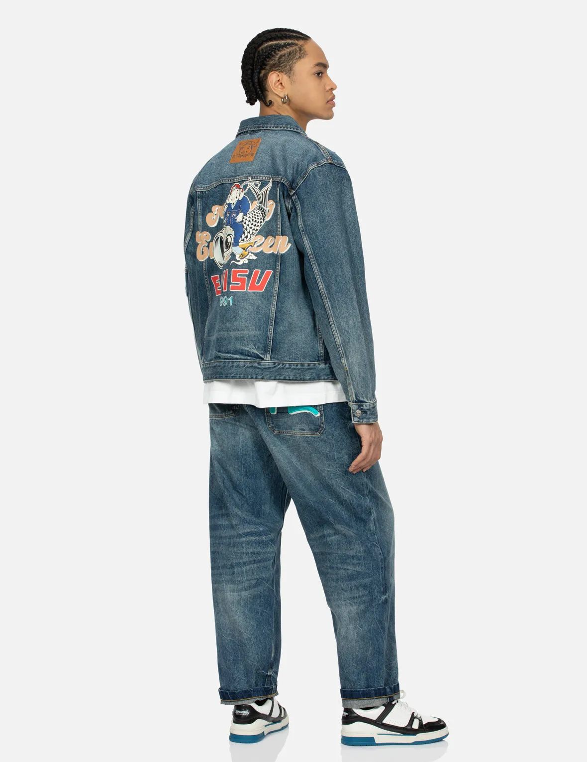 Seagull Embroidery
Godhead Print Relax Fit Denim Jacket sold by Evisu product image thumbnail 3