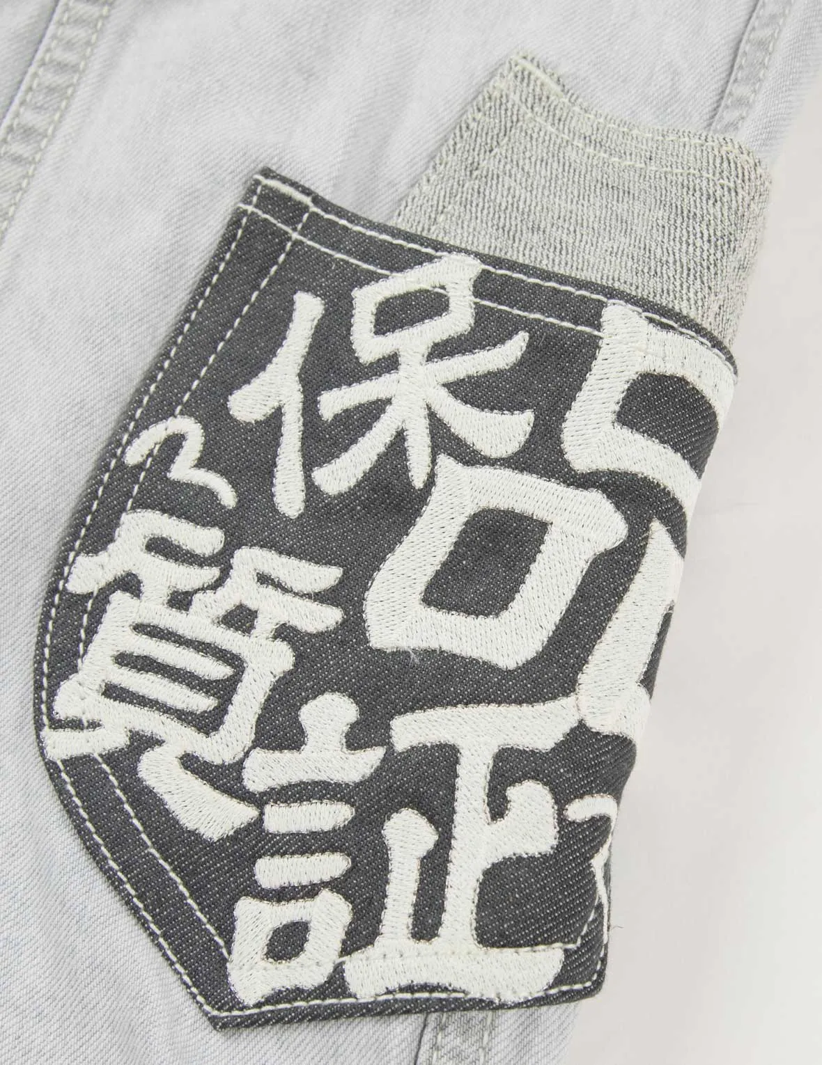 Multi-Pocket Regular Fit Denim Jacket sold by Evisu product image thumbnail 3