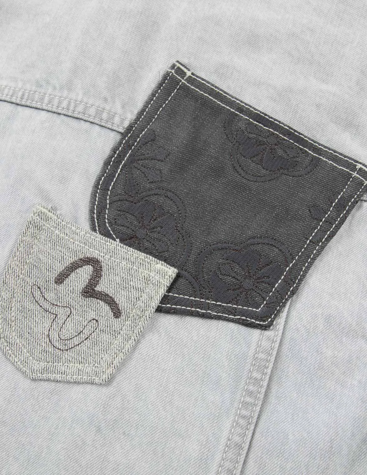 Multi-Pocket Regular Fit Denim Jacket sold by Evisu product image thumbnail 4