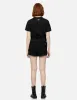 Glitter Graphic Print Fashion Fit Gathered T-Shirt sold by Evisu