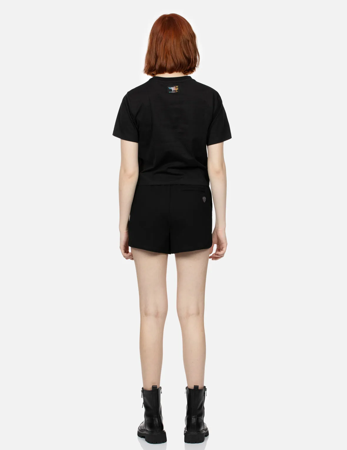 Glitter Graphic Print Fashion Fit Gathered T-Shirt sold by Evisu product image thumbnail 5