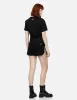 Glitter Graphic Print Fashion Fit Gathered T-Shirt sold by Evisu