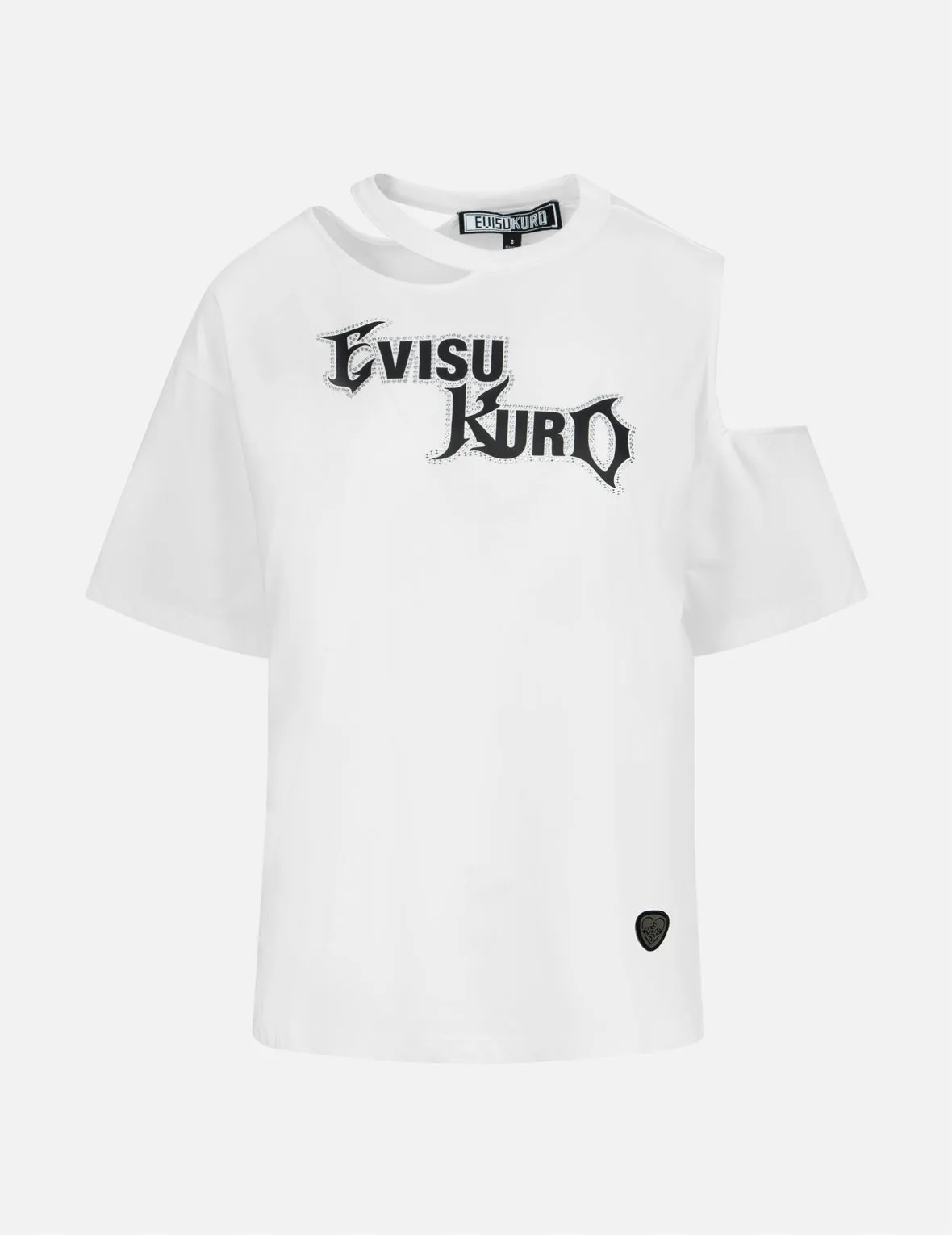 Heat Transfer Logo Print Hollow Fashion Fit T-shirt sold by Evisu