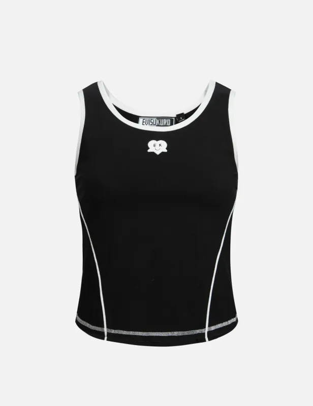 Logo Printed Slim Fit Tank Top sold by Evisu