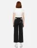 Rhinestone Embellished and Heart Shape Cut-Out Wide Leg Jeans sold by Evisu