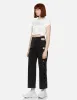 Rhinestone Embellished and Heart Shape Cut-Out Wide Leg Jeans sold by Evisu