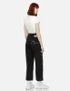 Rhinestone Embellished and Heart Shape Cut-Out Wide Leg Jeans sold by Evisu