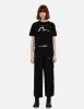Double Waistband Wide Leg Cargo Pants sold by Evisu
