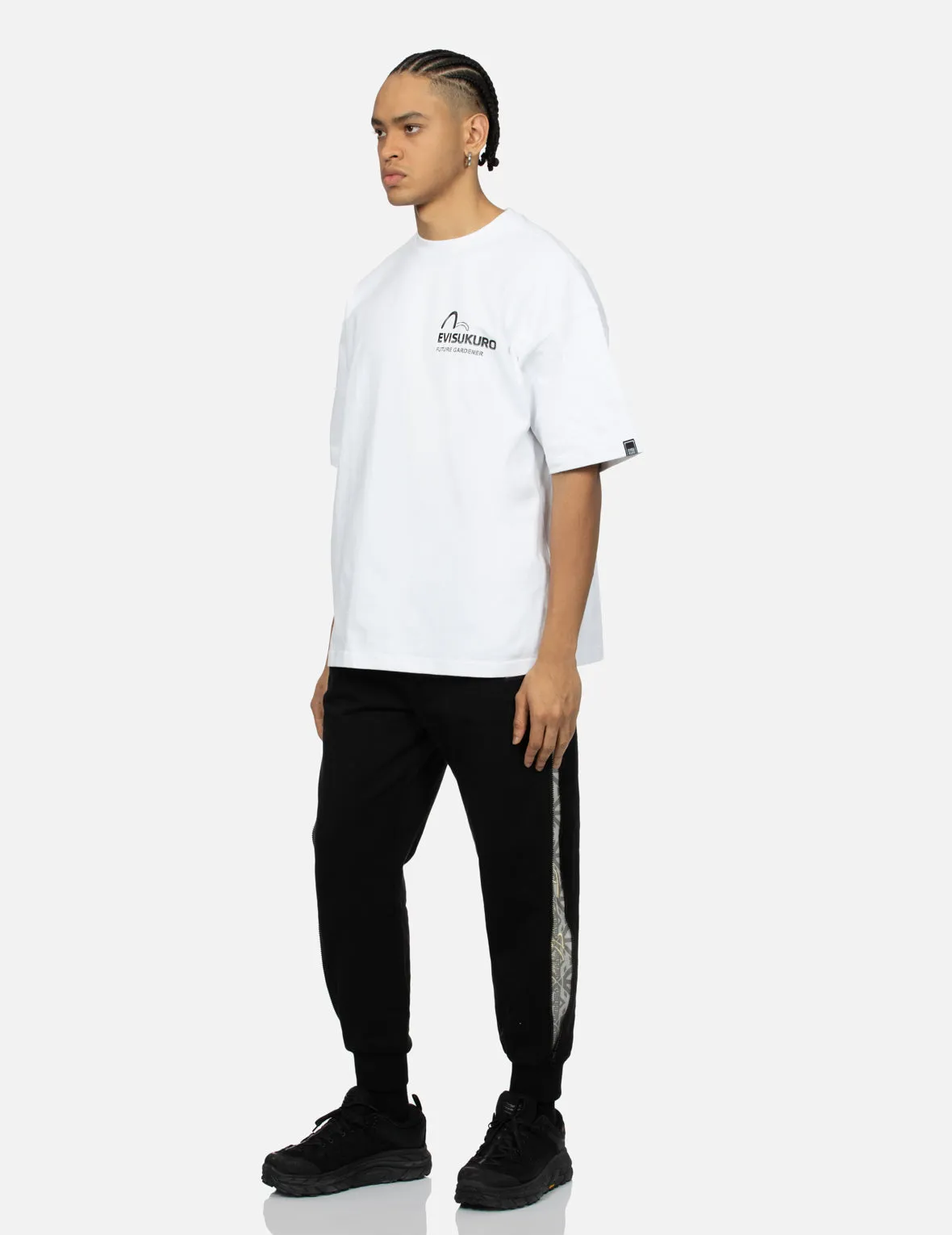 Multi Slogans with 3D Logo Oversized T-shirt sold by Evisu product image thumbnail 4