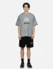 Kamon and Melting Metallic Logo Print Loose Fit T-Shirt sold by Evisu