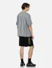 Kamon and Melting Metallic Logo Print Loose Fit T-Shirt sold by Evisu