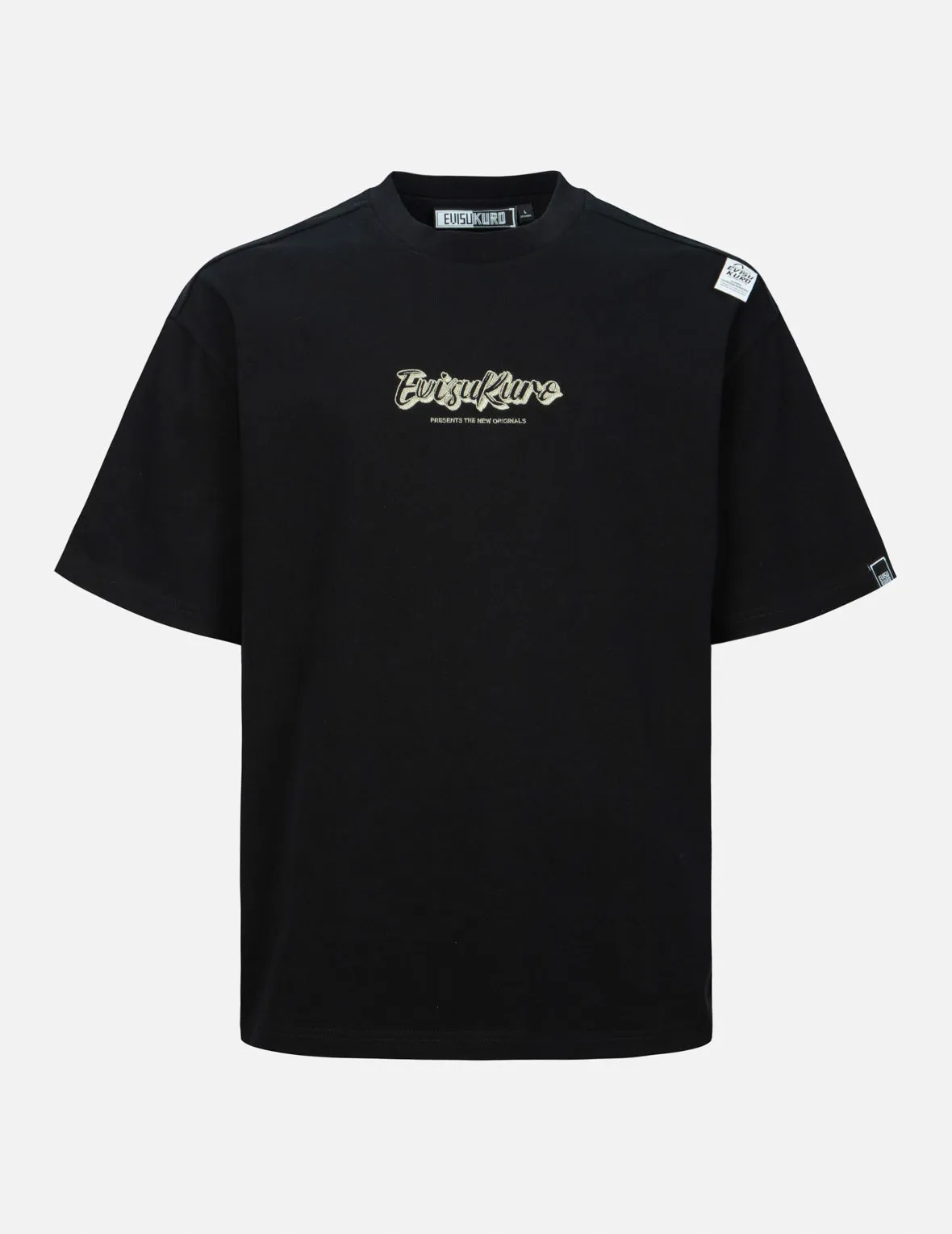 Calligraphy Shadow Logo Embroidery and Seagull Print Loose Fit T-shirt sold by Evisu product image thumbnail 4