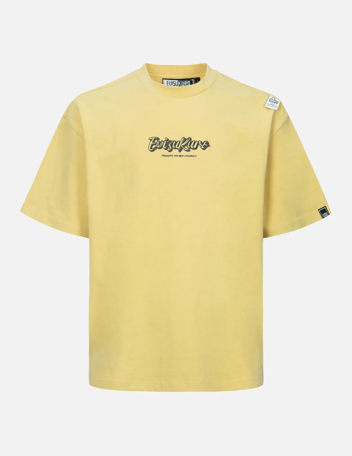 Calligraphy Shadow Logo Embroidery and Seagull Print Loose Fit T-shirt sold by Evisu product image thumbnail 3