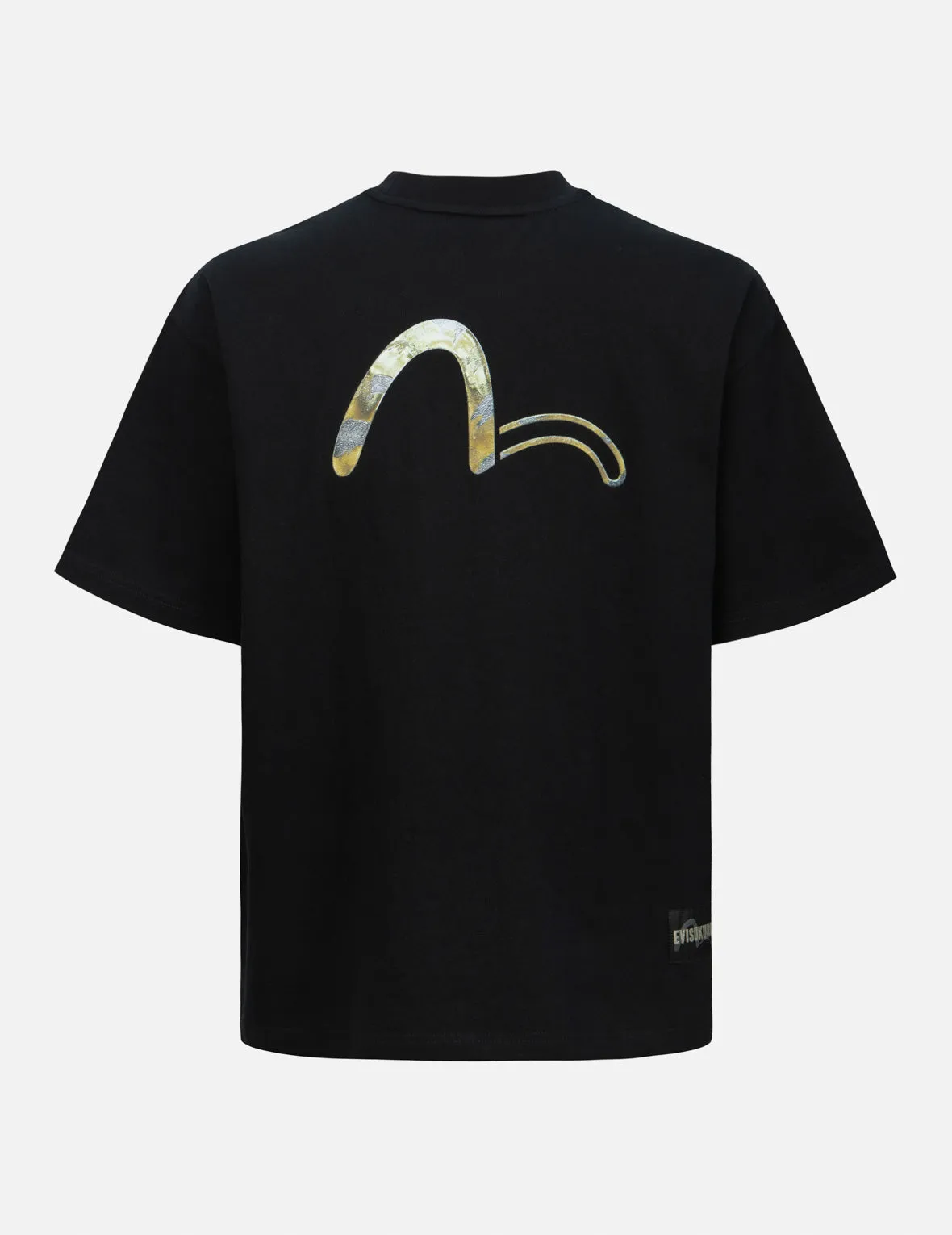 Calligraphy Shadow Logo Embroidery and Seagull Print Loose Fit T-shirt sold by Evisu product image thumbnail 2