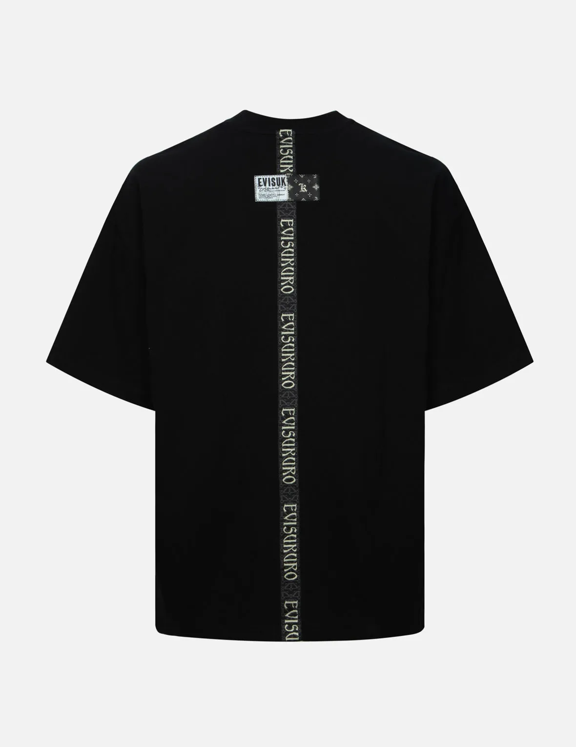 Gold Foil Calligraphy Logo Print Oversized T-shirt sold by Evisu product image thumbnail 2