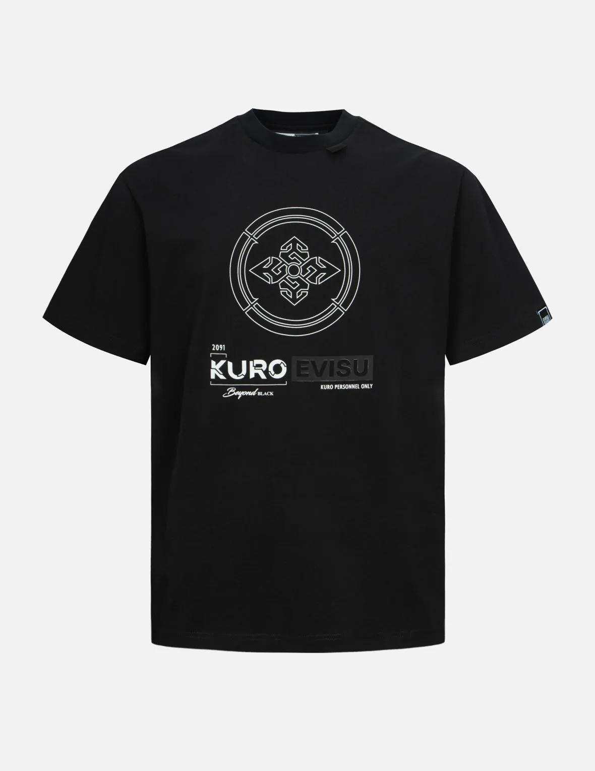Kamon and Iridescent Seagull Print Regular Fit T-Shirt sold by Evisu