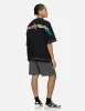 Logo and Seagull 3D print Relax Fit Sweat Shorts sold by Evisu
