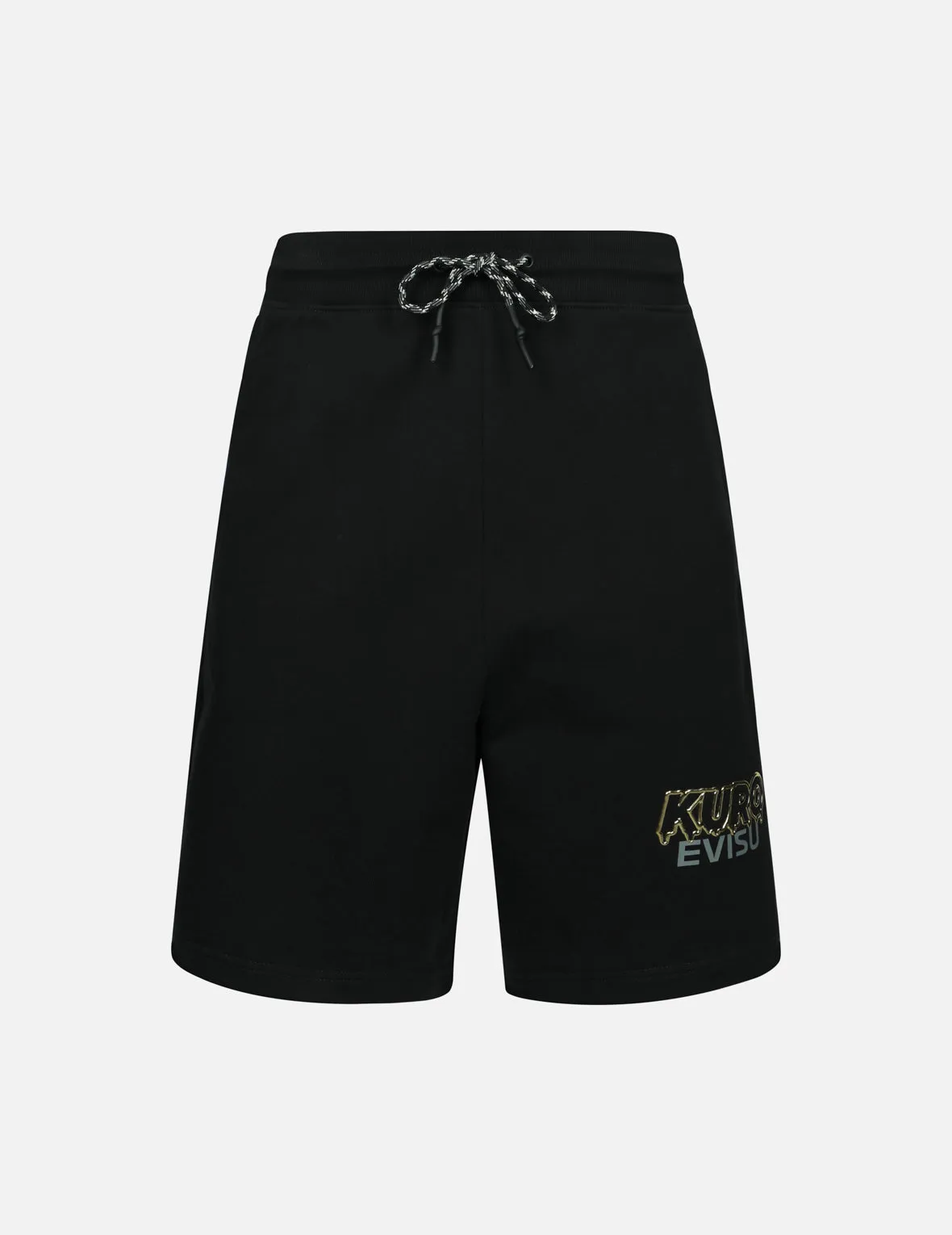 Metallic Logo Print Relax Fit Sweat Shorts sold by Evisu product image thumbnail 2