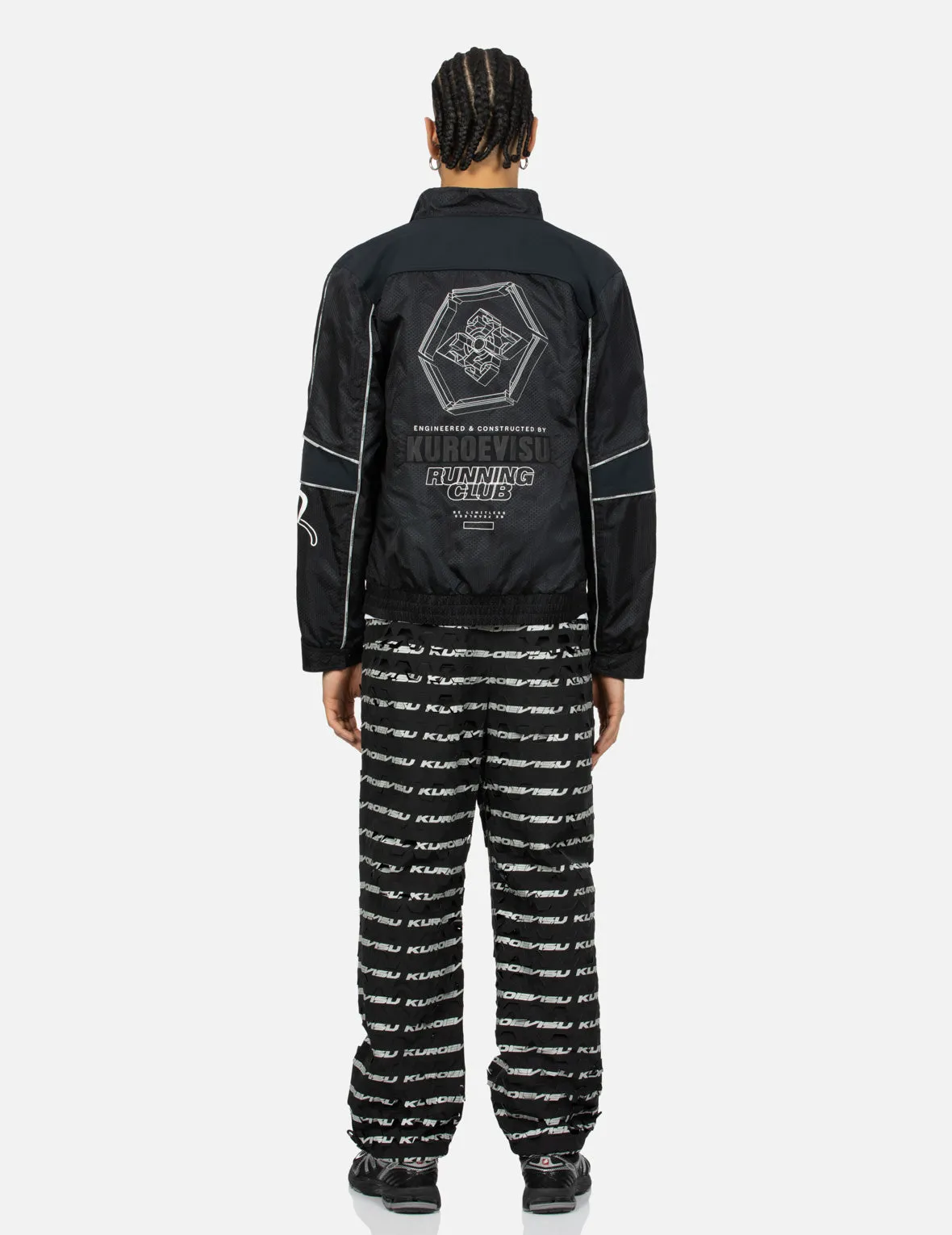 Mechanical Kamon Patterns Regular Fit Rider Jacket sold by Evisu product image thumbnail 5
