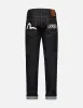 Playful Godhead and Seagull Print Slim Fit Denim Jeans #2010 sold by Evisu