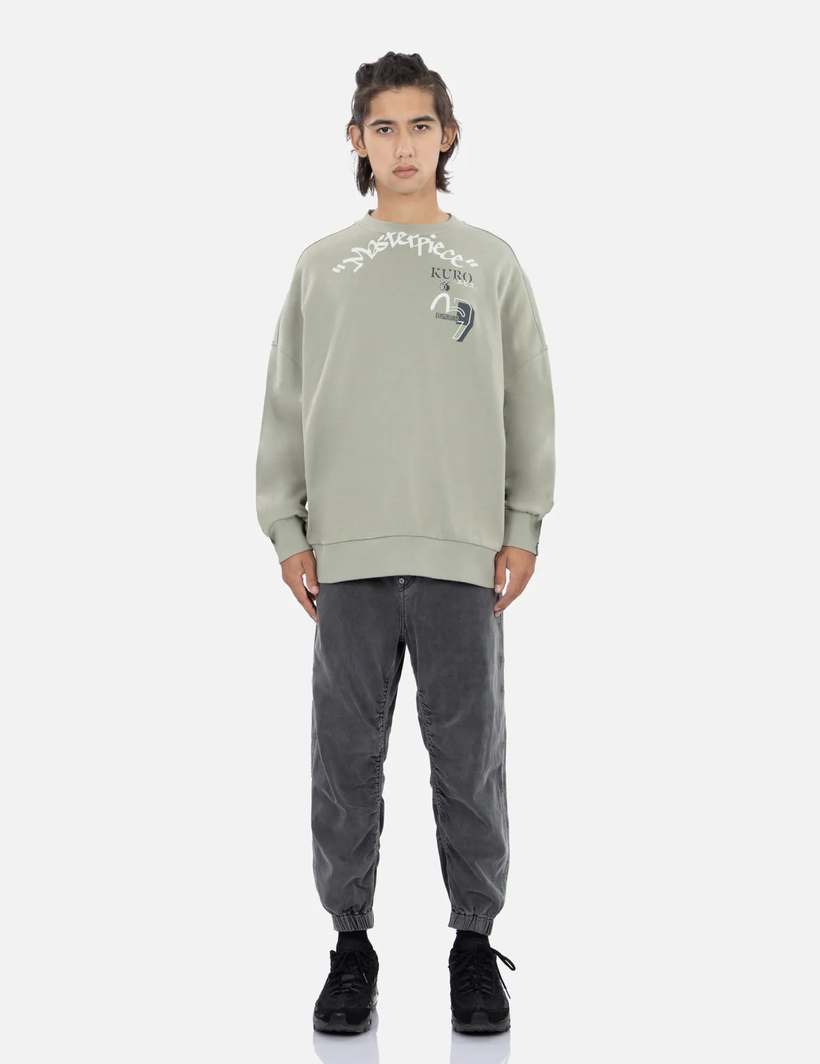 Graffiti Slogan Prints Sweatshirt sold by Evisu product image thumbnail 5