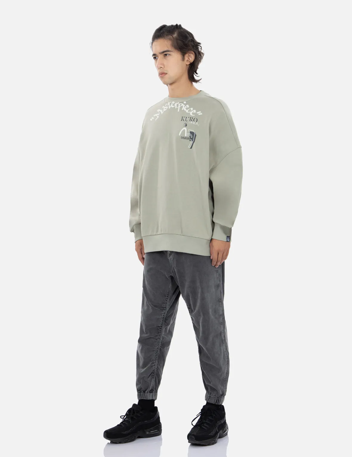 Graffiti Slogan Prints Sweatshirt sold by Evisu product image thumbnail 3