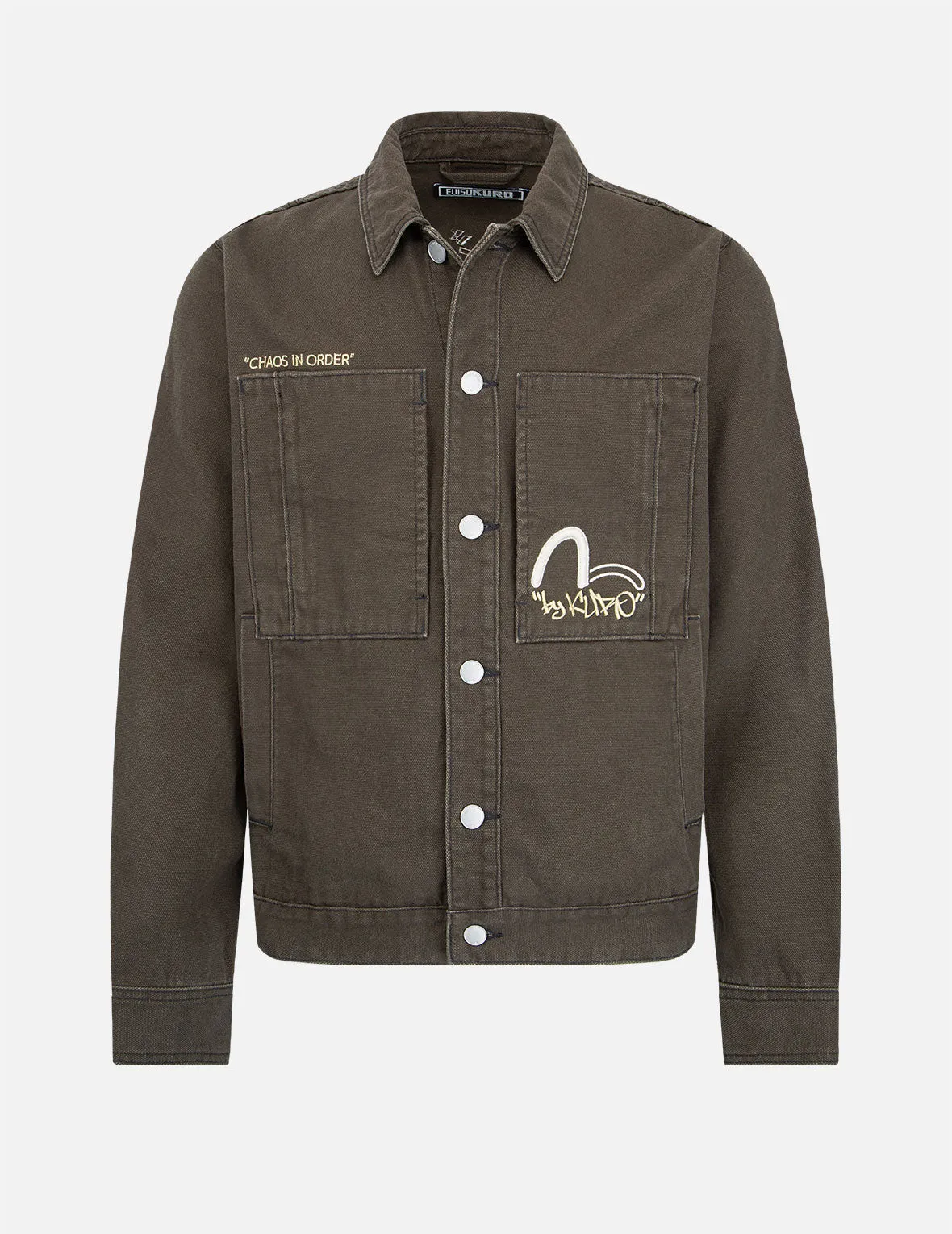 Worker Pockets Denim Jacket sold by Evisu product image thumbnail 2