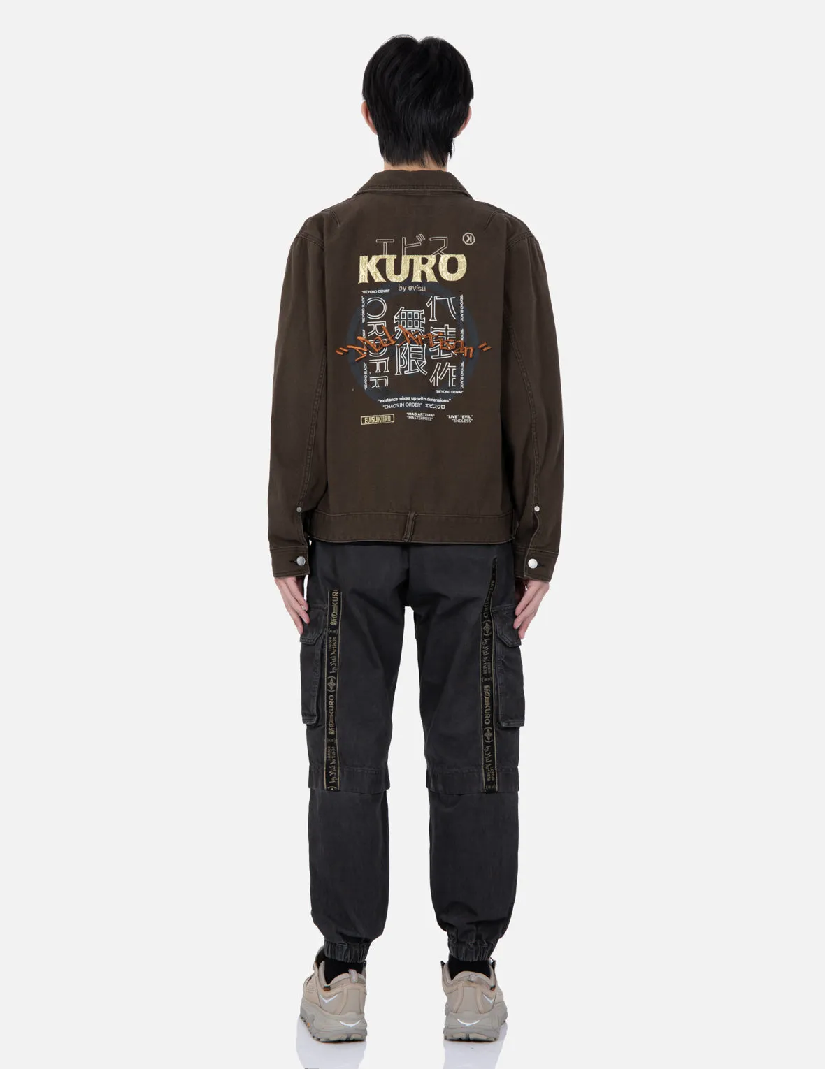 Worker Pockets Denim Jacket sold by Evisu product image thumbnail 5