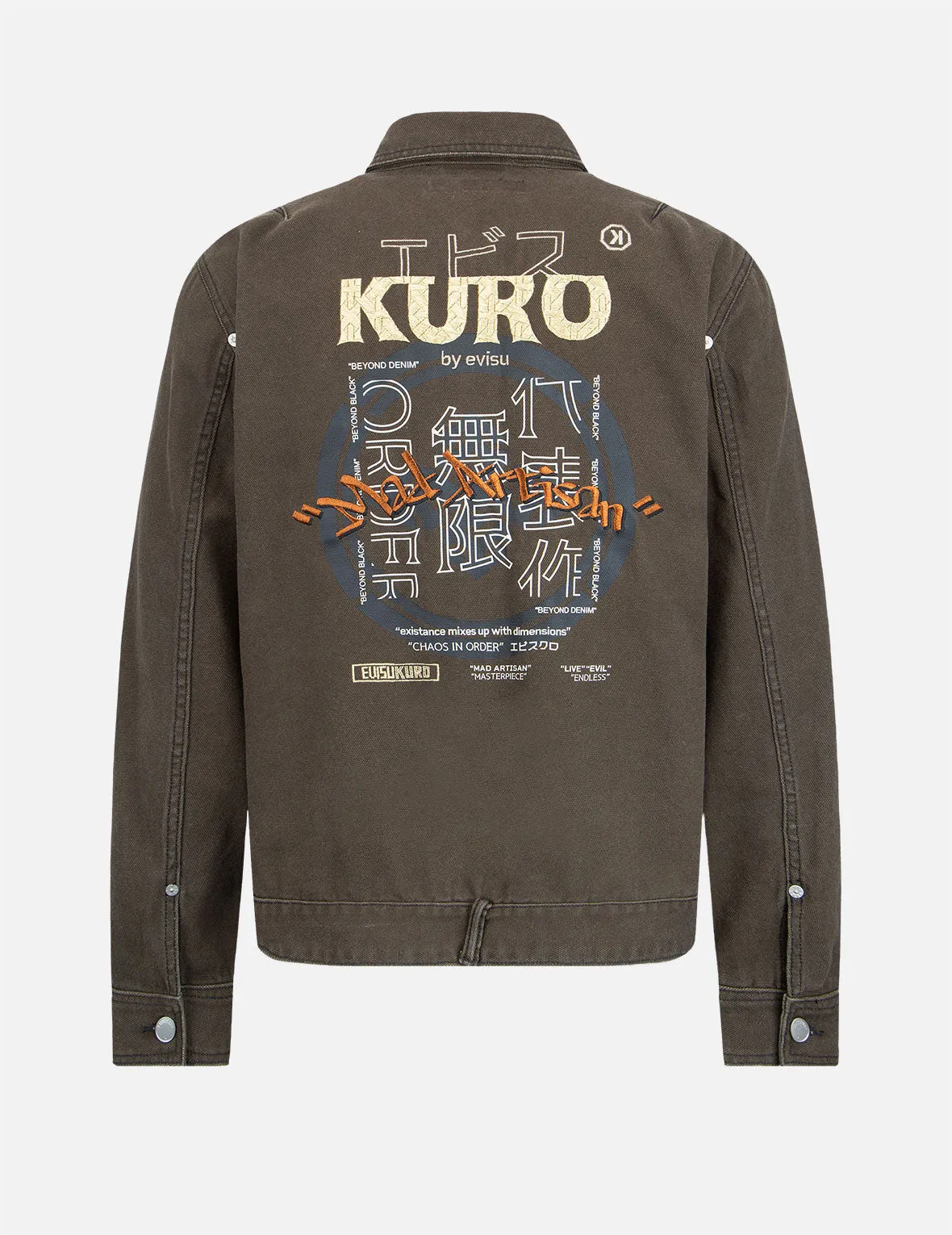 Worker Pockets Denim Jacket sold by Evisu