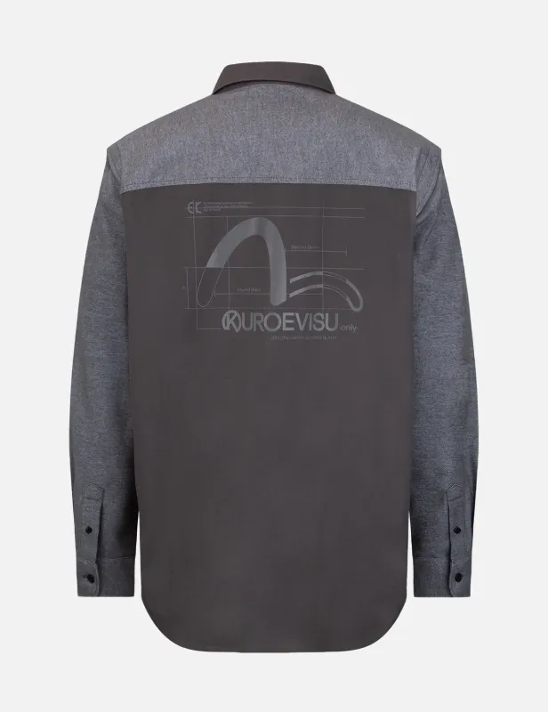 Seagull Print Multi Pocket Shirt sold by Evisu