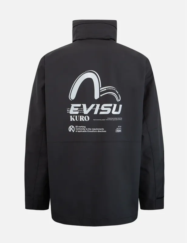 Retractable Hood Functional Outdoor Jacket made by Evisu
