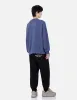 Kamon Embroidery Wide Leg Joggers sold by Evisu