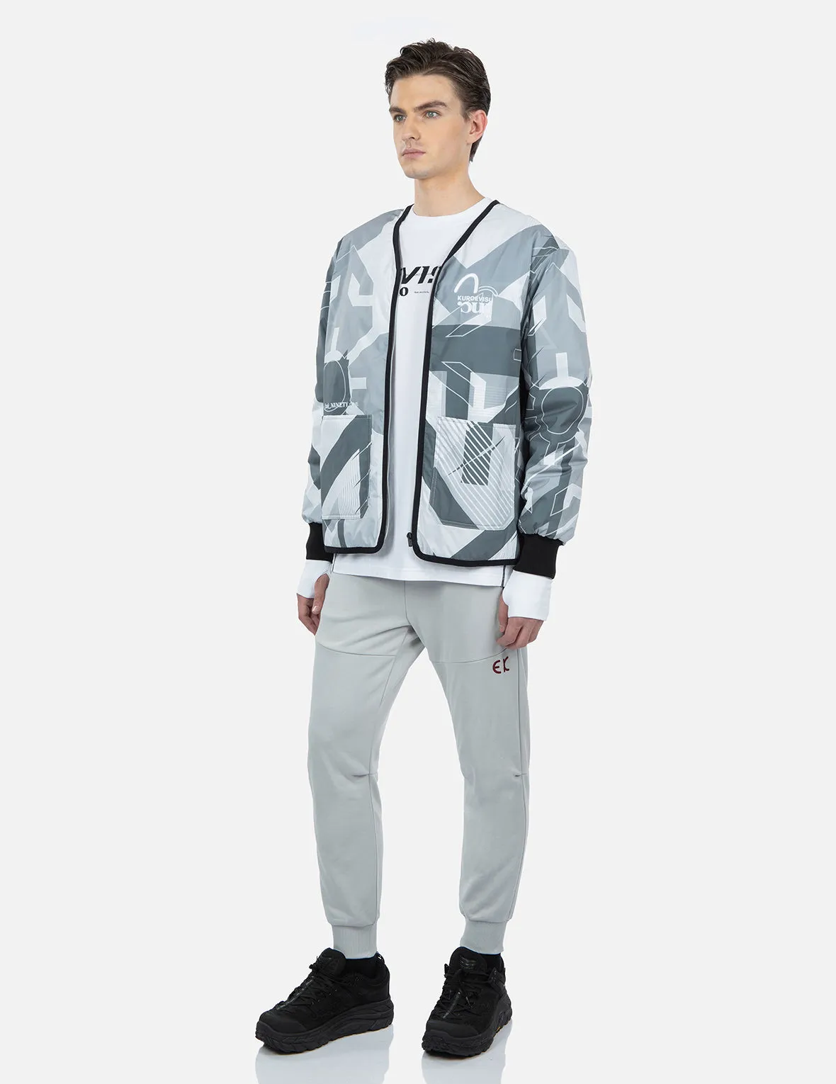 Kamon Camo Print Liner Jacket sold by Evisu product image thumbnail 4