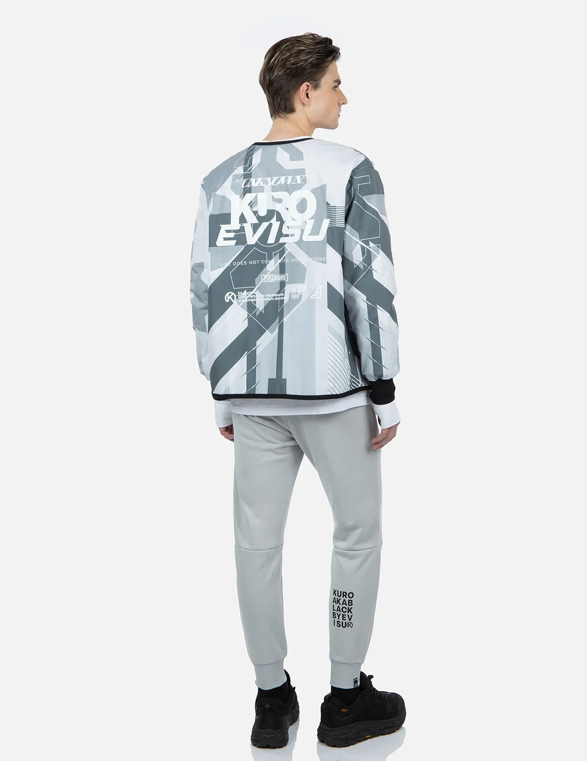 Kamon Camo Print Liner Jacket sold by Evisu product image thumbnail 3