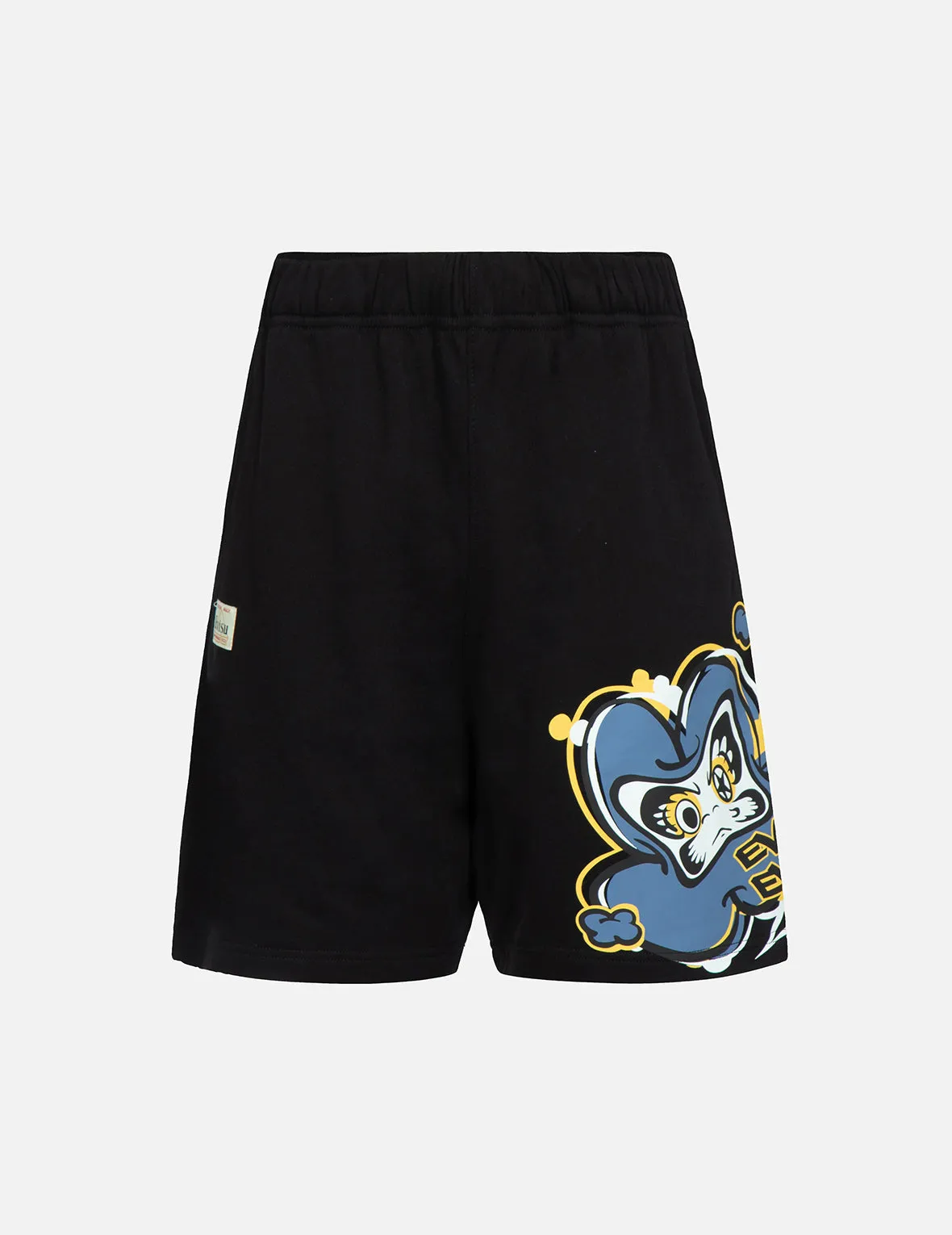 Transforming Daruma Print Sweat Shorts sold by Evisu