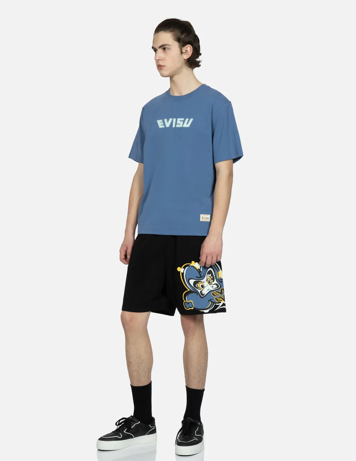 Transforming Daruma Print Sweat Shorts sold by Evisu product image thumbnail 5