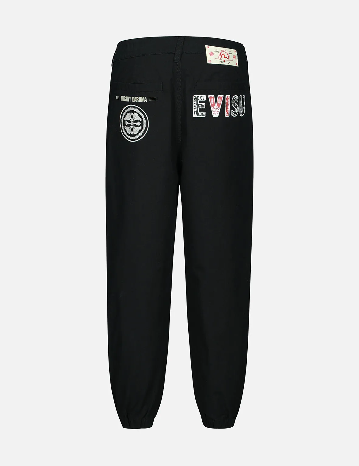 Nomadic Pattern Logo Print Joggers sold by Evisu