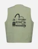 Logo Print Utility Vest sold by Evisu