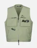 Logo Print Utility Vest sold by Evisu