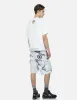 Seagull and Kamon Embroidered Camouflage Print Shorts sold by Evisu