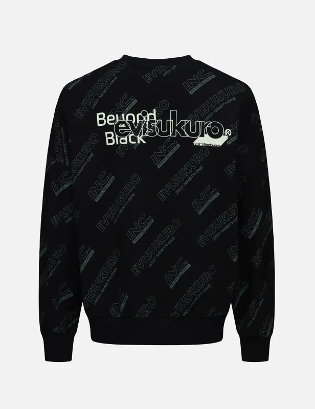 Monoram Logo Print Sweatshirt sold by Evisu